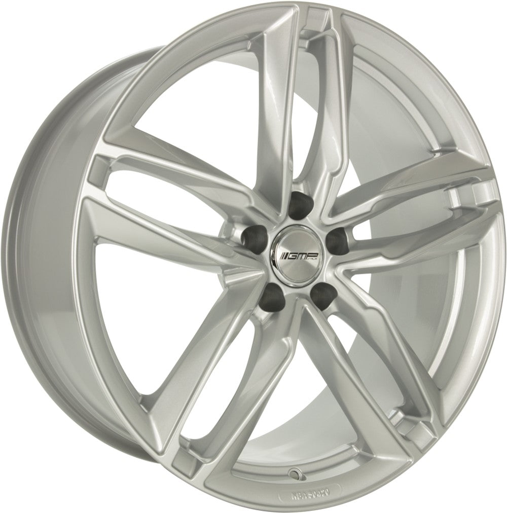 GMP Atom silver Alufelge 9x21 Zoll ET35 LK 5x112 ML66.5