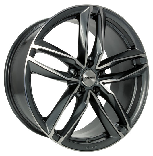 GMP Atom anthracite polished 9x21 ET30 - LK5/112 ML66.5