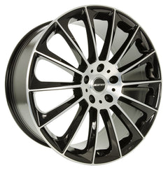 GMP Stellar black diamond Alufelge 9x22 Zoll ET25 LK 5x112 ML66.6