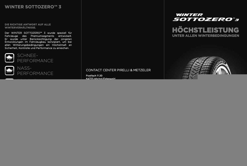 Pirelli Winter Sottozero 3 (MO) XL 3PMSF 275/40 R18 103V