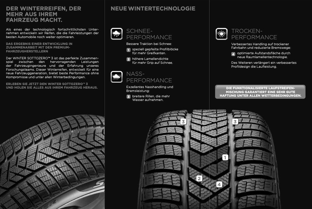 Pirelli Winter Sottozero 3 Elect LTS XL M+S 3PMSF 265/40 R21 105W