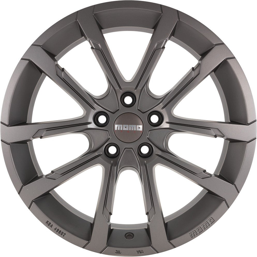 Momo Quantum matt anthracite 9.5x19 ET45 - LK5/112 ML79.6