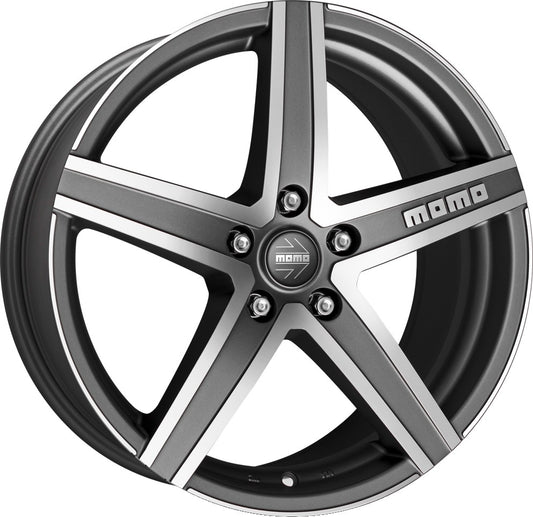 Momo Hyperstar EVO matt anthracite diamond cut 8x18 ET50 - LK5/112 ML72.3