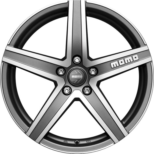 Momo Hyperstar EVO matt anthracite diamond cut 8x18 ET50 - LK5/112 ML72.3