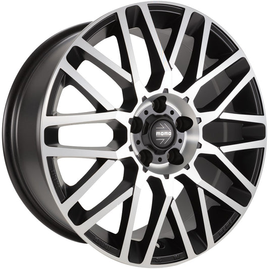 Momo Revenge Evo matt black diamond cut 8.5x20 ET40 - LK5/112 ML79.6