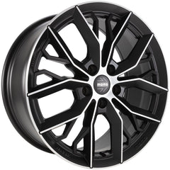 Momo Massimo matt black diamond cut Alufelge 8x18 Zoll ET42 LK 5x108 ML72