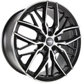 Momo Spider matt black diamond cut Alufelge 8.5x19 Zoll ET40 LK 5x112 ML79.6