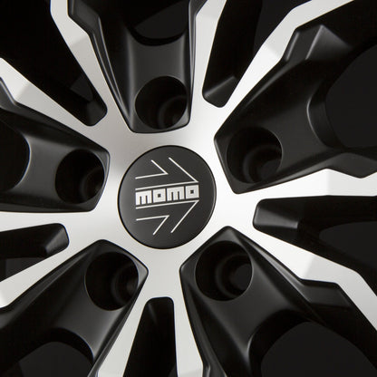 Momo Spider matt black diamond cut Alufelge 9.5x19 Zoll ET35 LK 5x112 ML79.6 – Bild 7