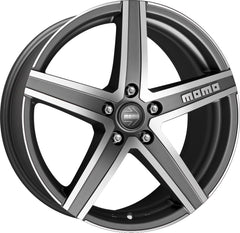 Momo Hyperstar EVO matt anthracite diamond cut Alufelge 8x18 Zoll ET42 LK 5x120 ML72.6