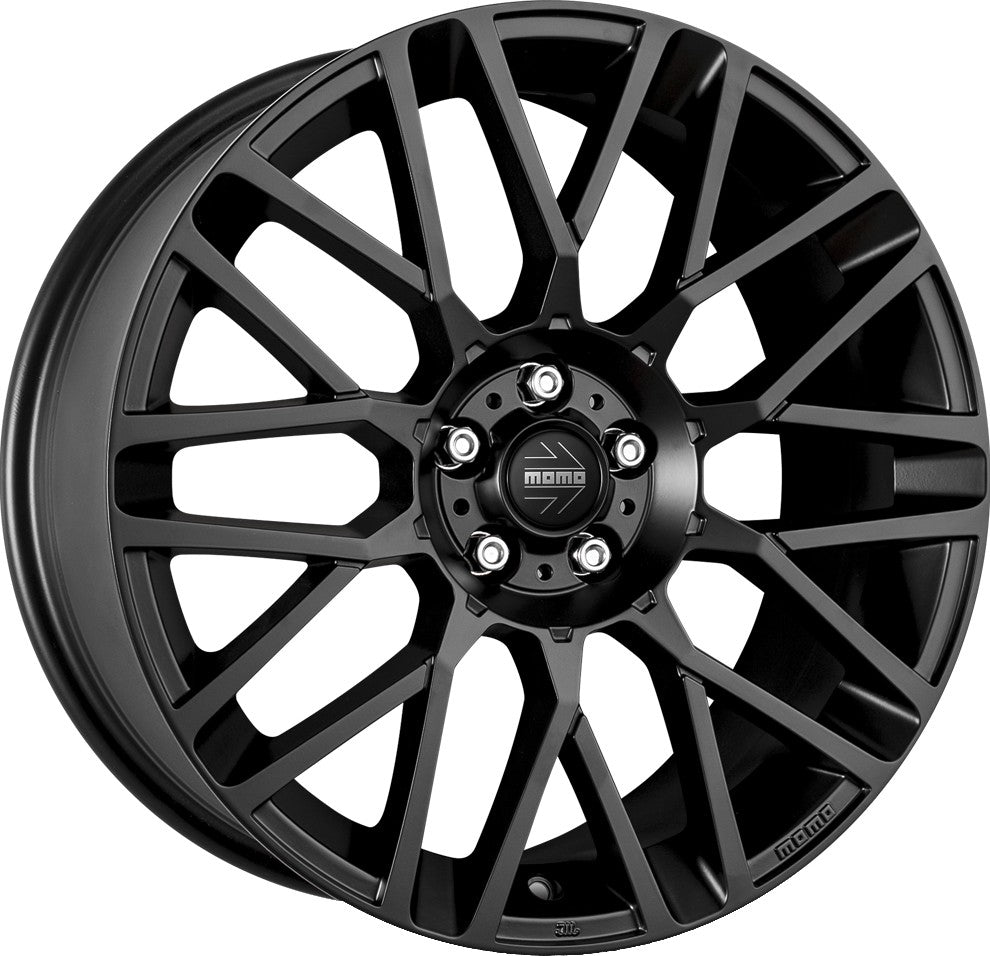 Momo Revenge matt black Alufelge 7x17 Zoll ET45 LK 5x112 ML72.3