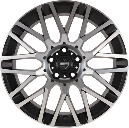 Momo Revenge Evo matt black diamond cut 8x18 ET50 - LK5/112 ML72.3