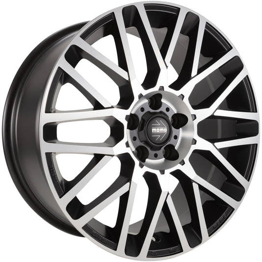 Momo Revenge Evo matt black diamond cut 8.5x19 ET45 - LK5/108 ML72.3