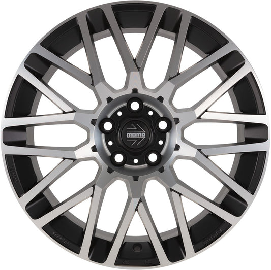 Momo Revenge Evo matt black diamond cut 8.5x19 ET45 - LK5/108 ML72.3
