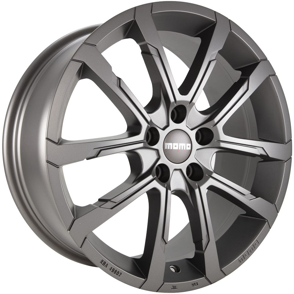 Momo Quantum matt anthracite 9.5x19 ET35 - LK5/112 ML79.6