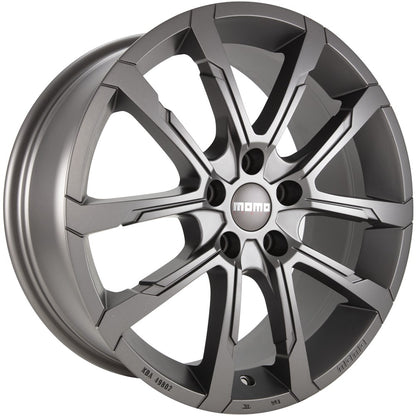 Momo Quantum matt anthracite 9.5x19 ET35 - LK5/112 ML79.6