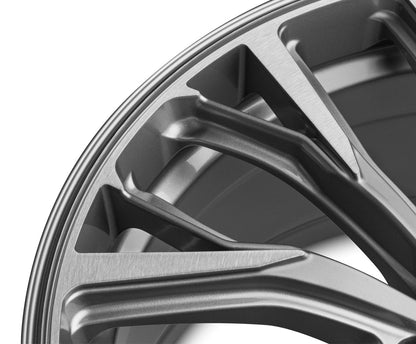Momo RF02 titan-silver brushed 10x20 ET40 - LK5/112 ML66.6