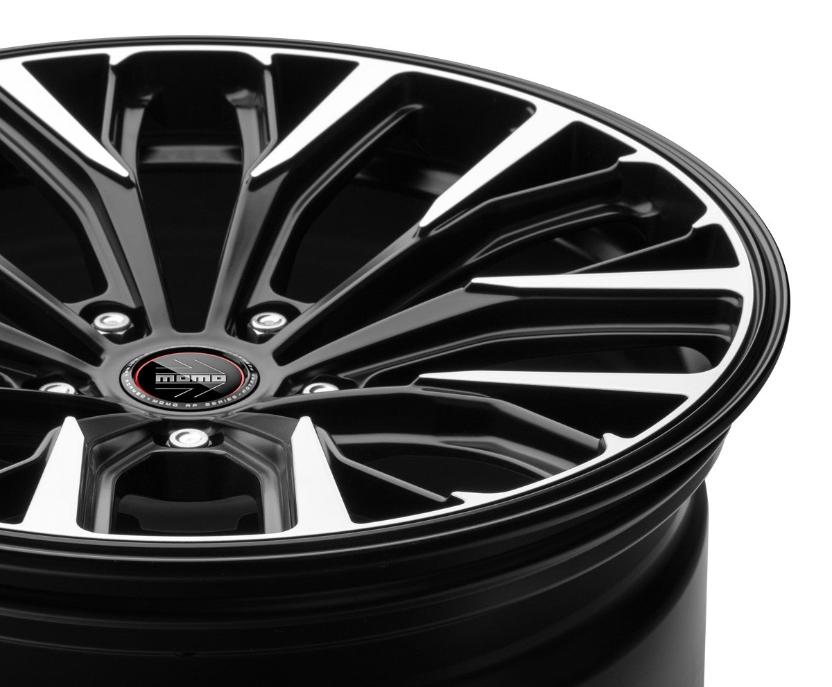 Momo RF02 black matt polish 9x20 ET50 - LK5/130 ML71.5