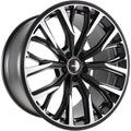 Momo RF02 black matt polish Alufelge 10x20 Zoll ET40 LK 5x120 ML72.6