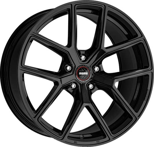 Momo RF01 stardust glossy black 11x19 ET50 - LK5/130 ML71.5