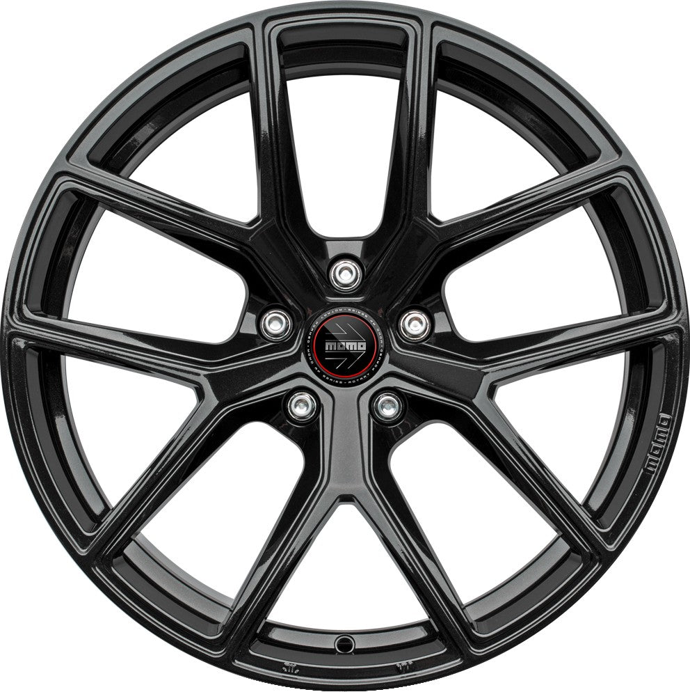 Momo RF01 stardust glossy black 9x20 ET29 - LK5/120 ML72.6