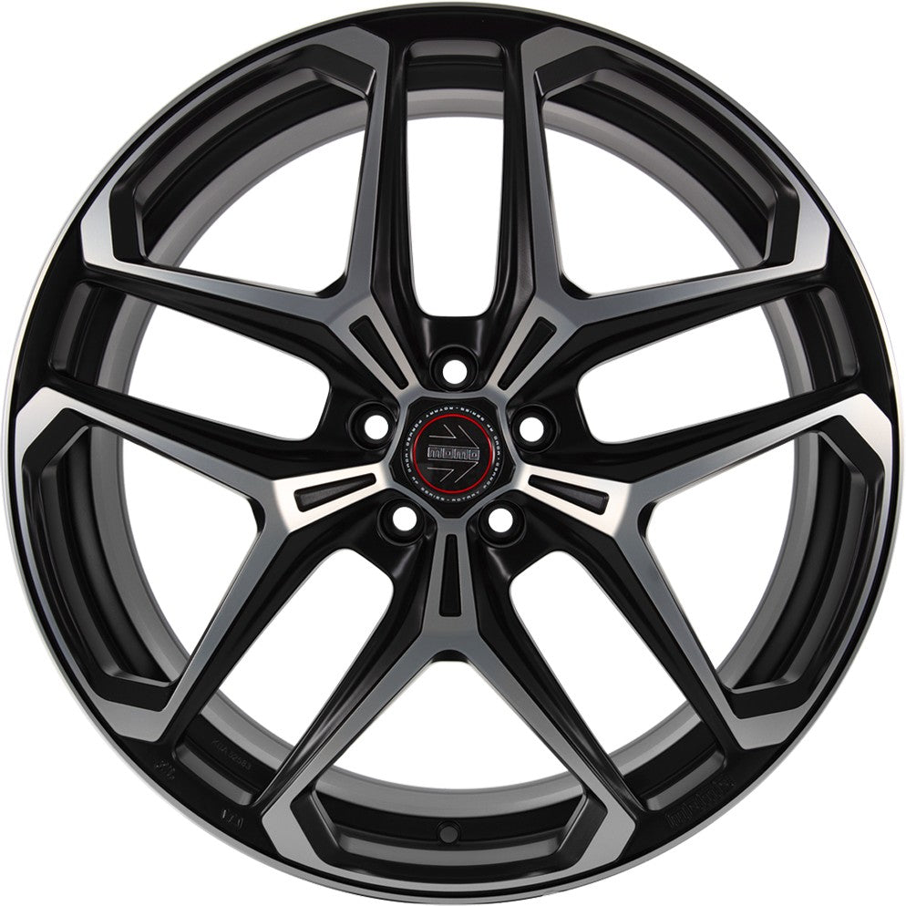 Momo RF04 black matt polish 9x20 ET26 - LK5/112 ML66.6