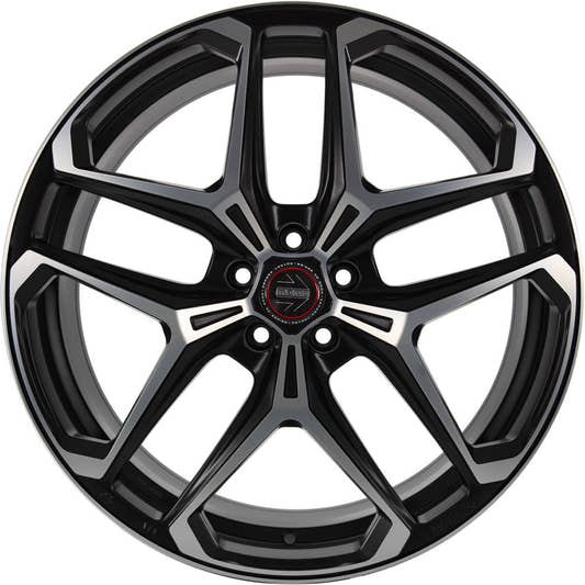 Momo RF04 black matt polish Alufelge 10x20 Zoll ET40 LK 5x112 ML66.6