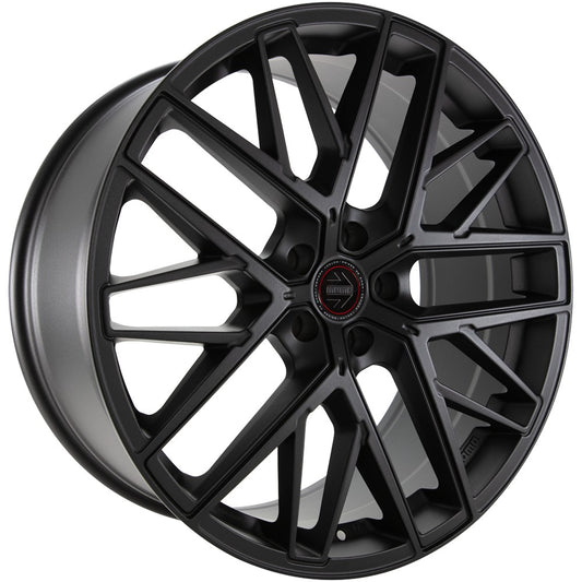 Momo RFX01 sandblast black 11.5x22 ET38 - LK5/120 ML74.1