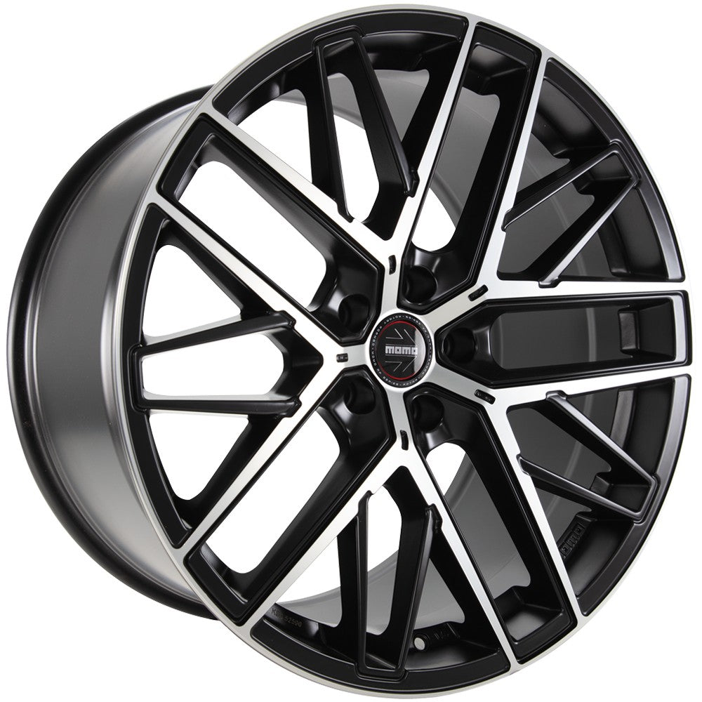 Momo RFX01 black matt polish 9.5x21 ET25 - LK5/112 ML66.6