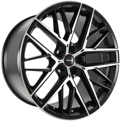 Momo RFX01 black matt polish 9.5x21 ET25 - LK5/112 ML66.6
