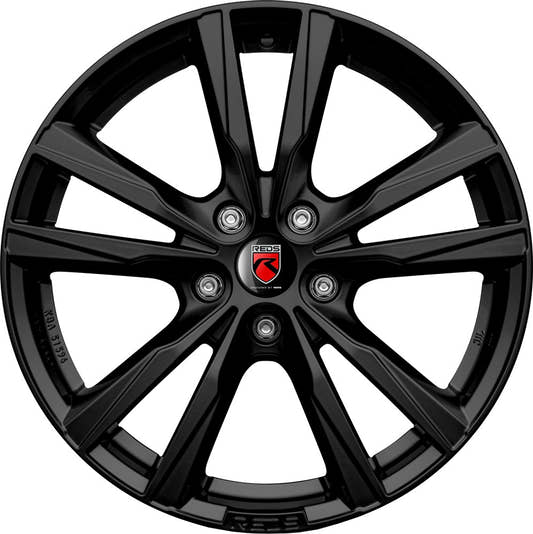 Momo K2 HD black matt 7.5x17 ET30 - LK5/110 ML65.1