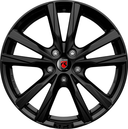 Momo K2 HD black matt 7.5x17 ET30 - LK5/110 ML65.1