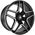 Momo RF06 black matt polish Alufelge 9.5x20 Zoll ET40 LK 5x120 ML72.6