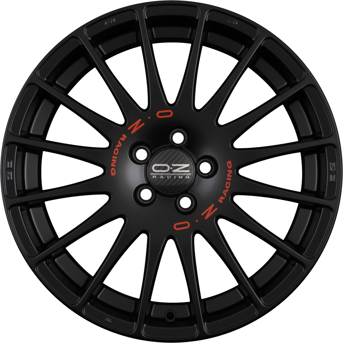 OZ Superturismo GT mattschwarz Alufelge 7.5x17 Zoll ET50 LK 5x114.3 ML75 – Bild 5