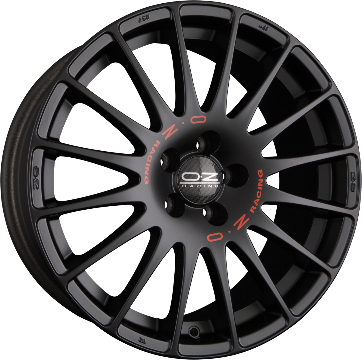 OZ Superturismo GT mattschwarz Alufelge 7.5x17 Zoll ET50 LK 5x114.3 ML75 – Bild 6