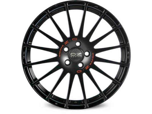 OZ Superturismo GT mattschwarz 7x18 ET42 - LK4/100 ML68