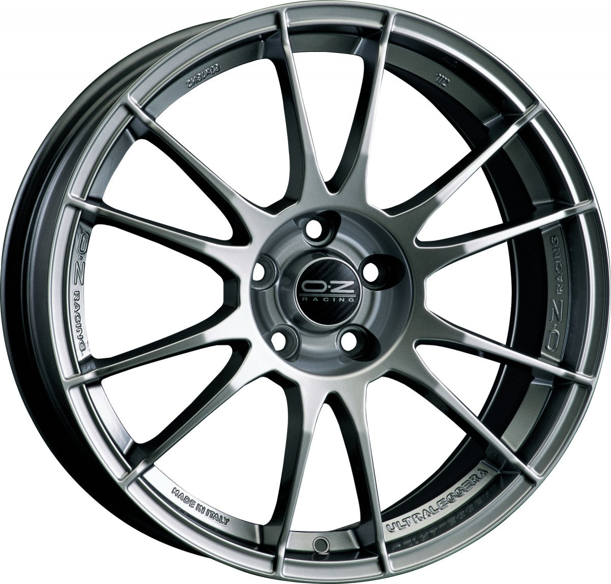 OZ Ultraleggera matt graphite 8x18 ET35 - LK5/112 ML75