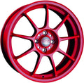 OZ Alleggerita HLT matt rot Alufelge 7x17 Zoll ET44 LK 4x100 ML68