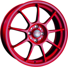 OZ Alleggerita HLT matt rot Alufelge 7x17 Zoll ET44 LK 4x100 ML68