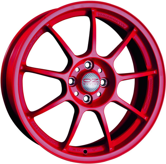 OZ Alleggerita HLT matt rot 7x17 ET44 - LK4/100 ML68
