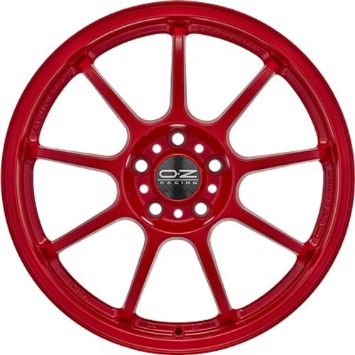 OZ Alleggerita HLT matt rot Alufelge 7x17 Zoll ET44 LK 4x100 ML68 – Bild 2