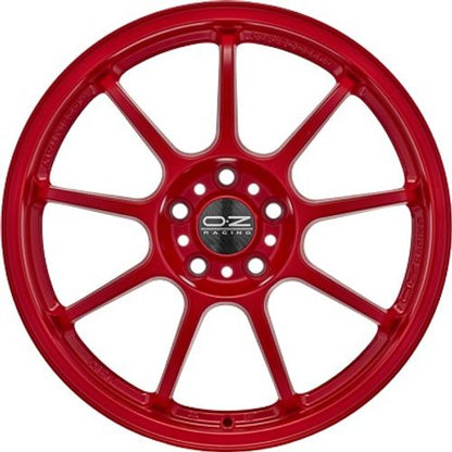OZ Alleggerita HLT matt rot Alufelge 7x17 Zoll ET44 LK 4x100 ML68 – Bild 2