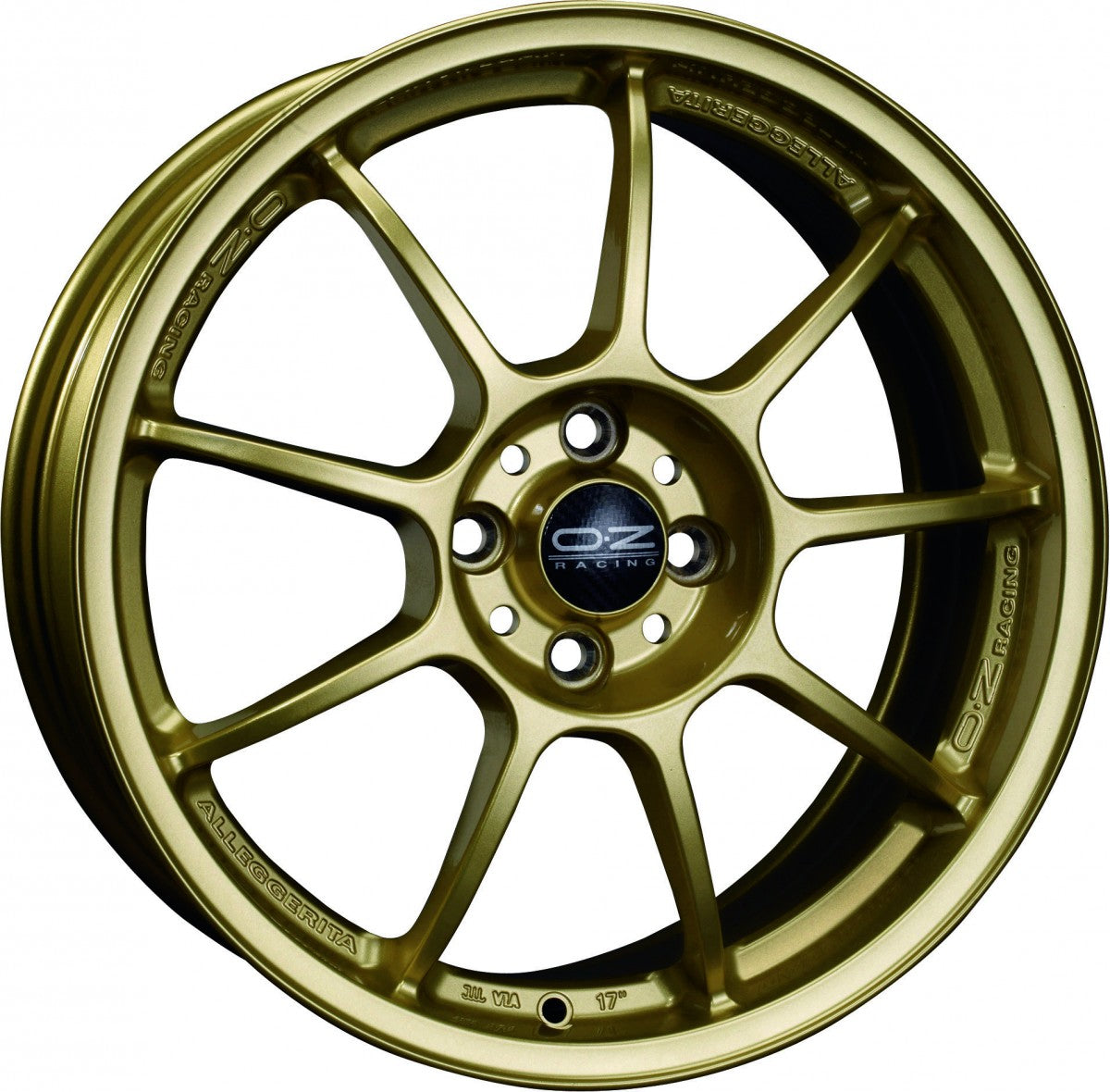 OZ Alleggerita HLT race gold Alufelge 11x18 Zoll ET75 LK 5x120.65 ML70.1