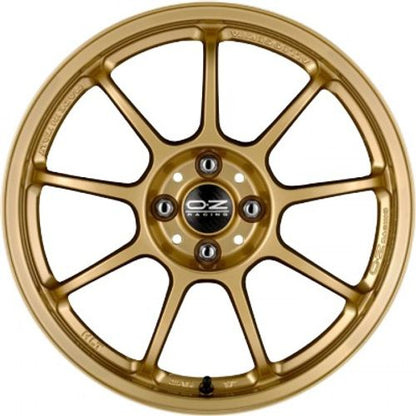 OZ Alleggerita HLT race gold Alufelge 11x18 Zoll ET75 LK 5x120.65 ML70.1 – Bild 2