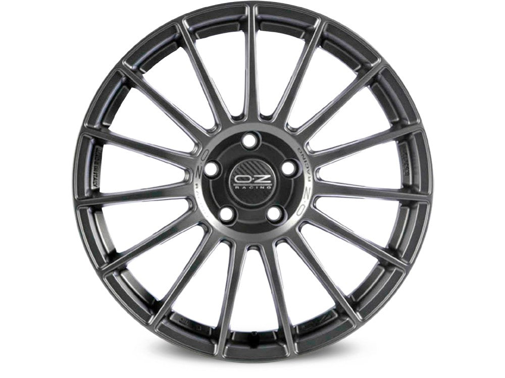OZ Superturismo LM matt graphite 7.5x18 ET48 - LK5/114.3 ML75