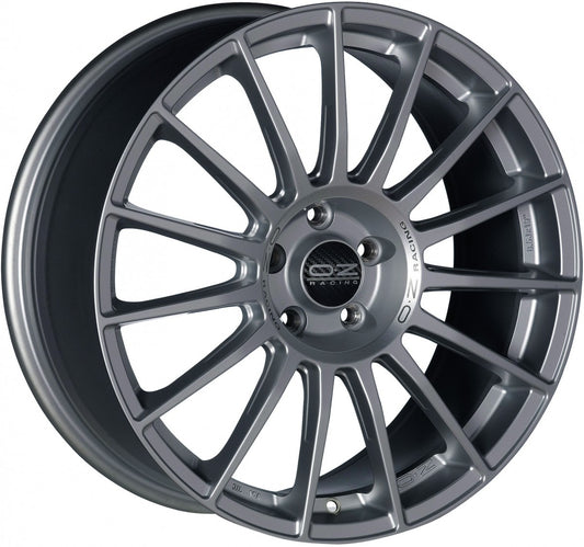 OZ Superturismo LM matt race silver 8x18 ET45 - LK5/114.3 ML75