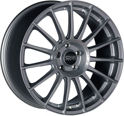 OZ Superturismo LM matt race silver 8x18 ET34 - LK5/120 ML79