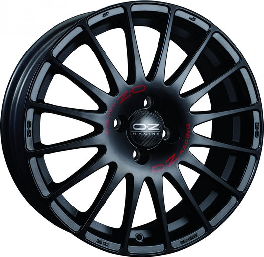 OZ Superturismo GT mattschwarz 7x17 ET35 - LK4/100 ML68