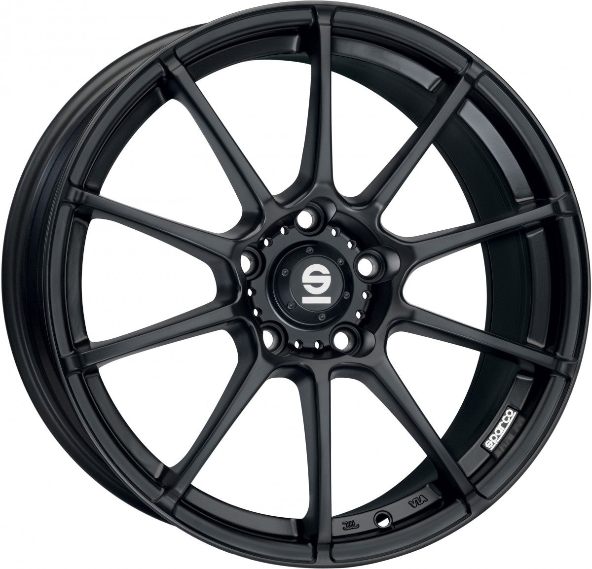 Sparco Assetto Gara matt black Alufelge 7x16 Zoll ET42 LK 4x100 ML63.3