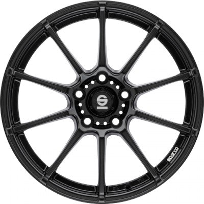 Sparco Assetto Gara matt black 7.5x18 ET35 - LK4/100 ML63.3