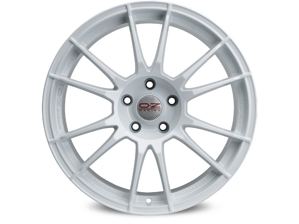 OZ Ultraleggera HLT race white 8.5x19 ET49 - LK5/130 ML71.56